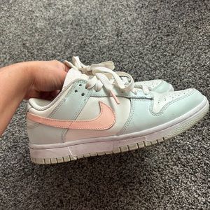 Barely Green Nike Dunk's Low